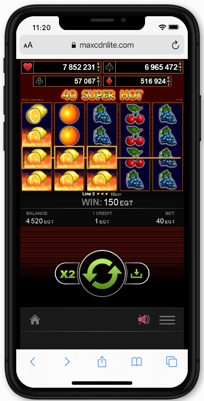 40 Super Hot gra na telefon