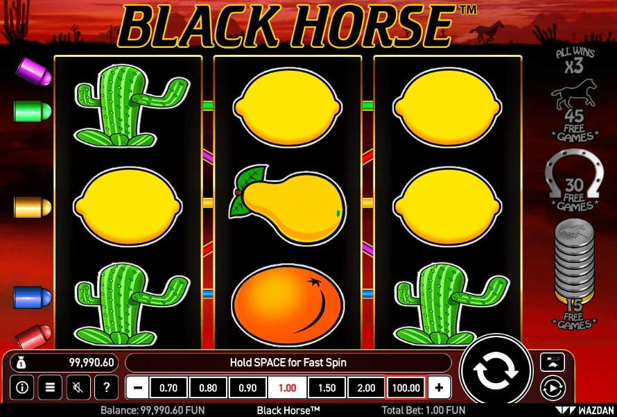 Zagraj w automat Black Horse 
