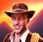 Book of Ra Deluxe 6 - symbol poszukiwacz skarbów