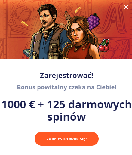 rejestracja na stronie kasyna