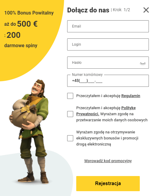 rejestracja w zet casino-min