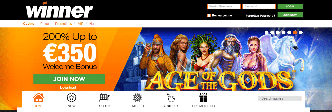 strona główna Winner Casino